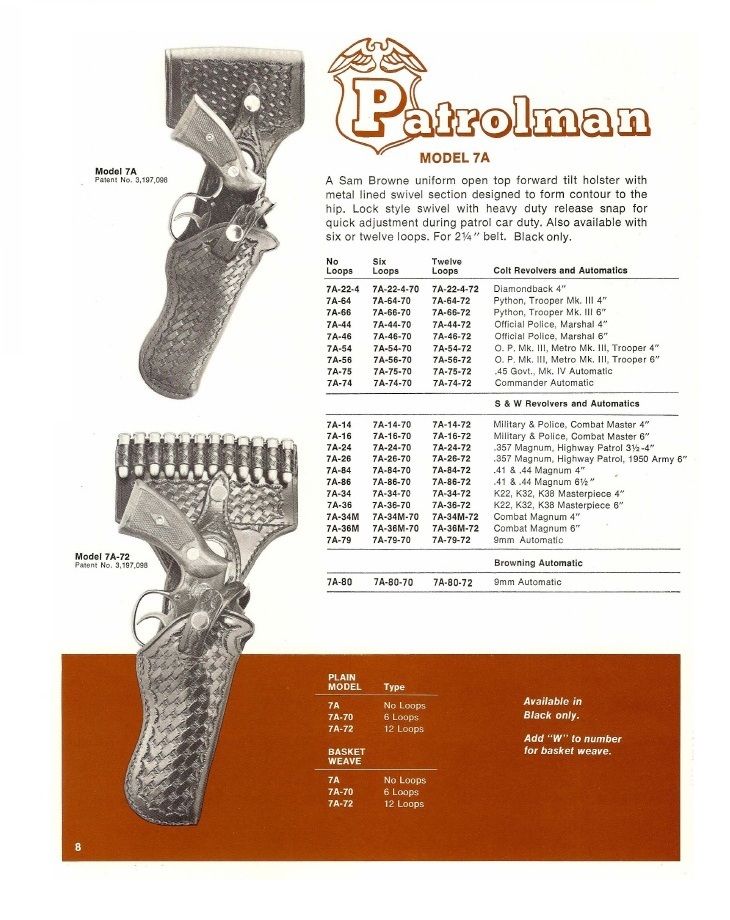 bucheimer-clark-holster-fit-chart-catalog-1975-1956